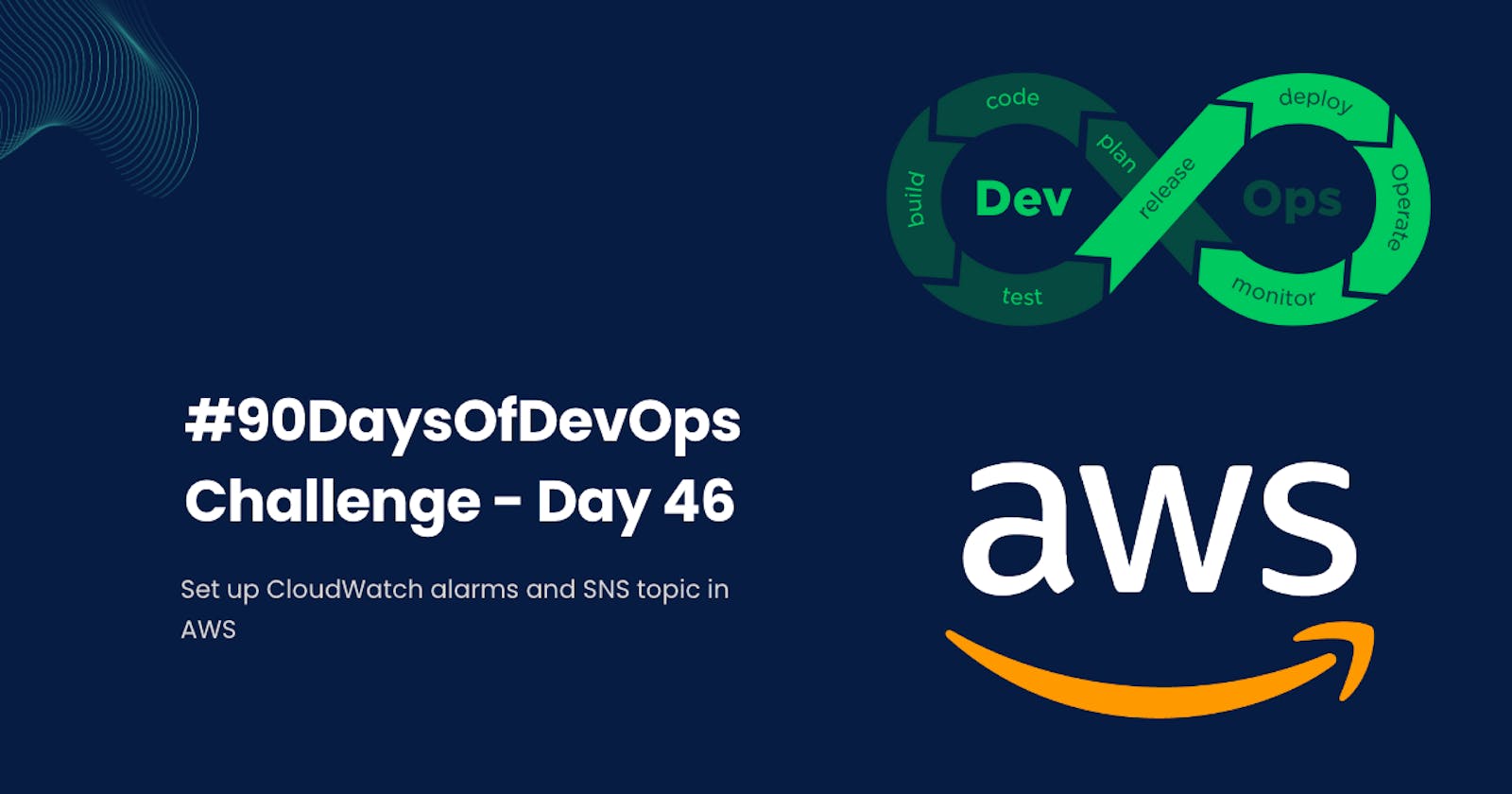#90DaysOfDevOps Challenge - Day 46 - Set up CloudWatch alarms and SNS topic in AWS