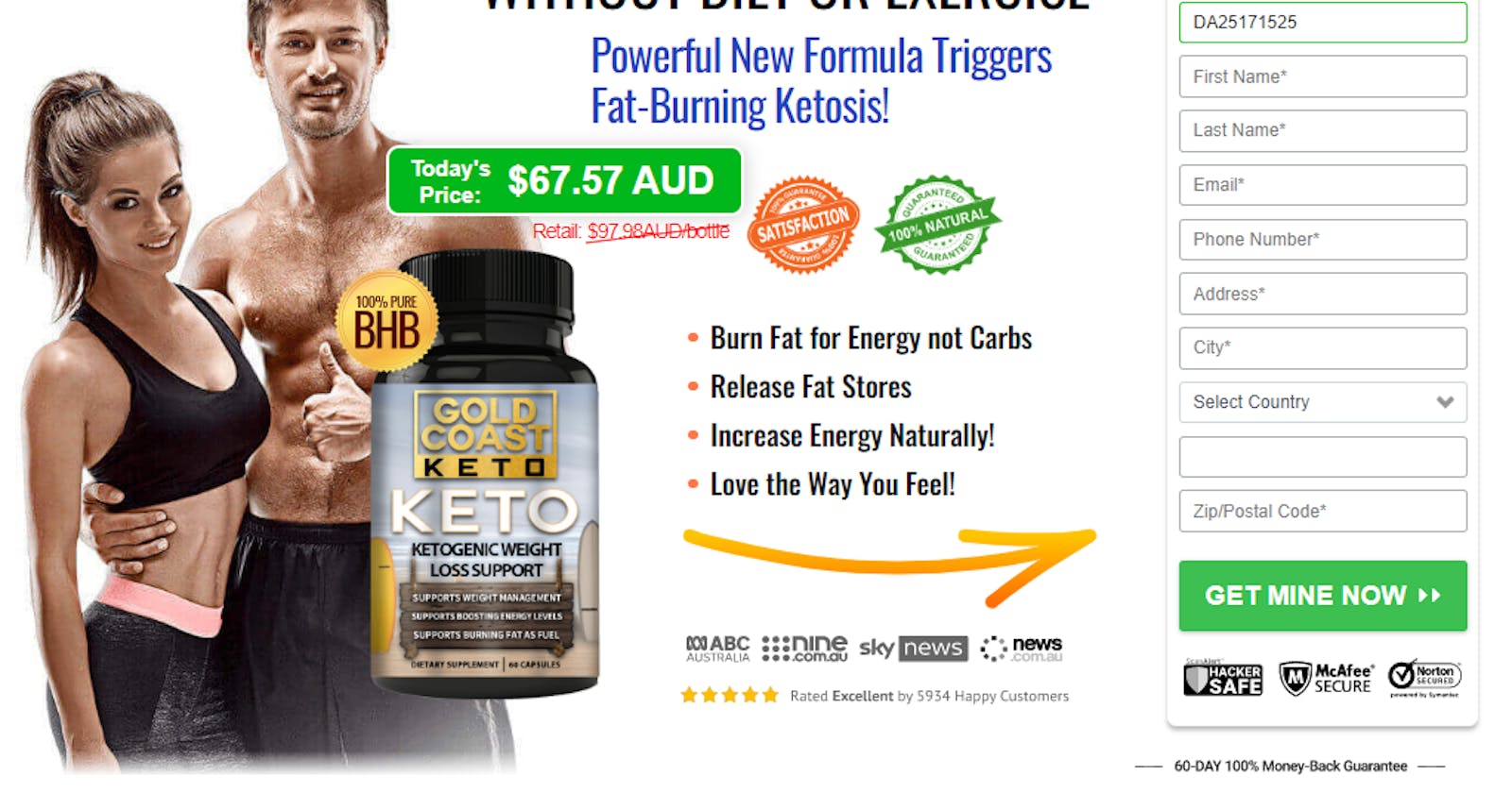 Gold Coast Keto Dragons Den Weight Loss Diet, Reviews and where to buy