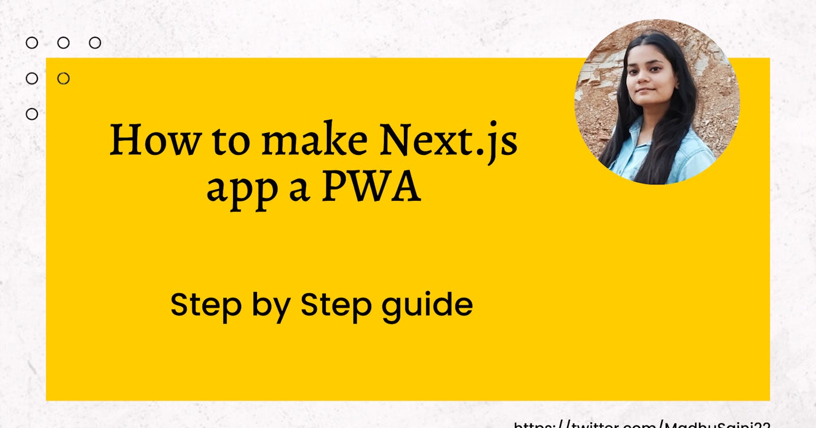 How to make Next.js app a PWA (Progressive Web App)