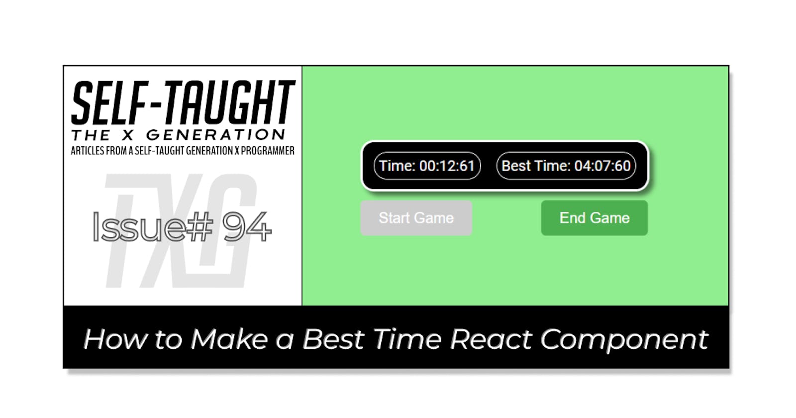 How to Make a Best Time React Component