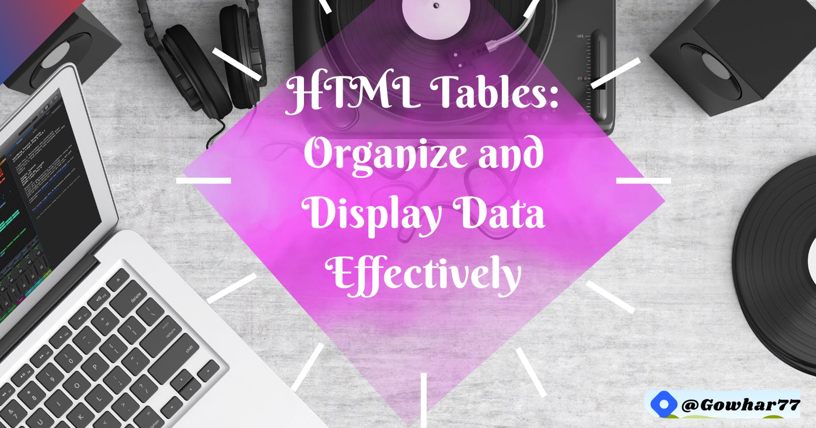 HTML Tables: Organize and Display Data Effectively