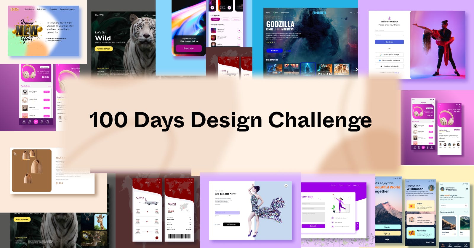 Embracing Creativity: A Journey through the 100 Days Design Challenge.