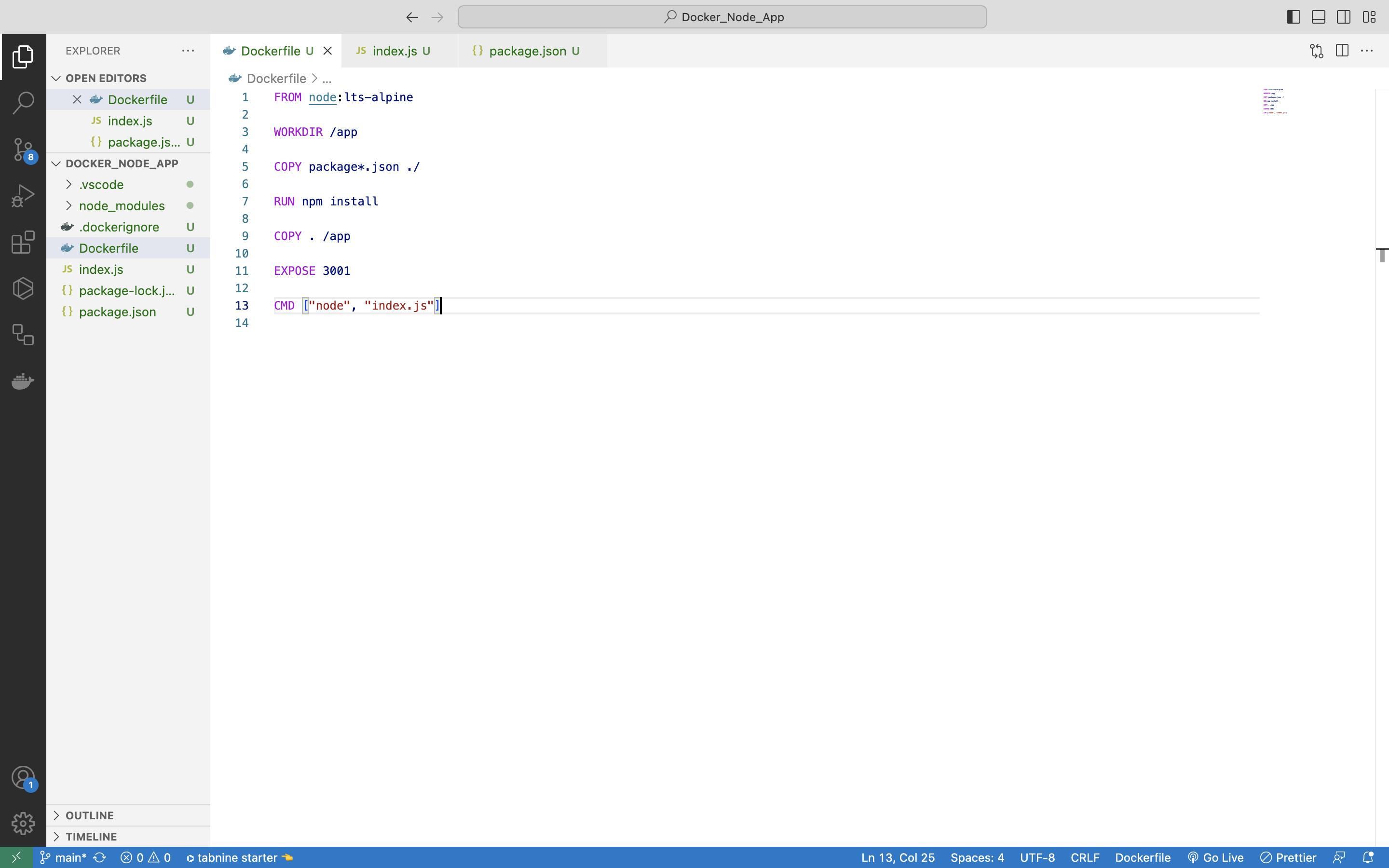 Dockerfile preview in my code repo