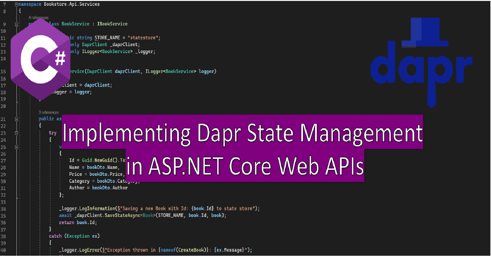 Implementing Dapr State Management in ASP.NET Core Web APIs