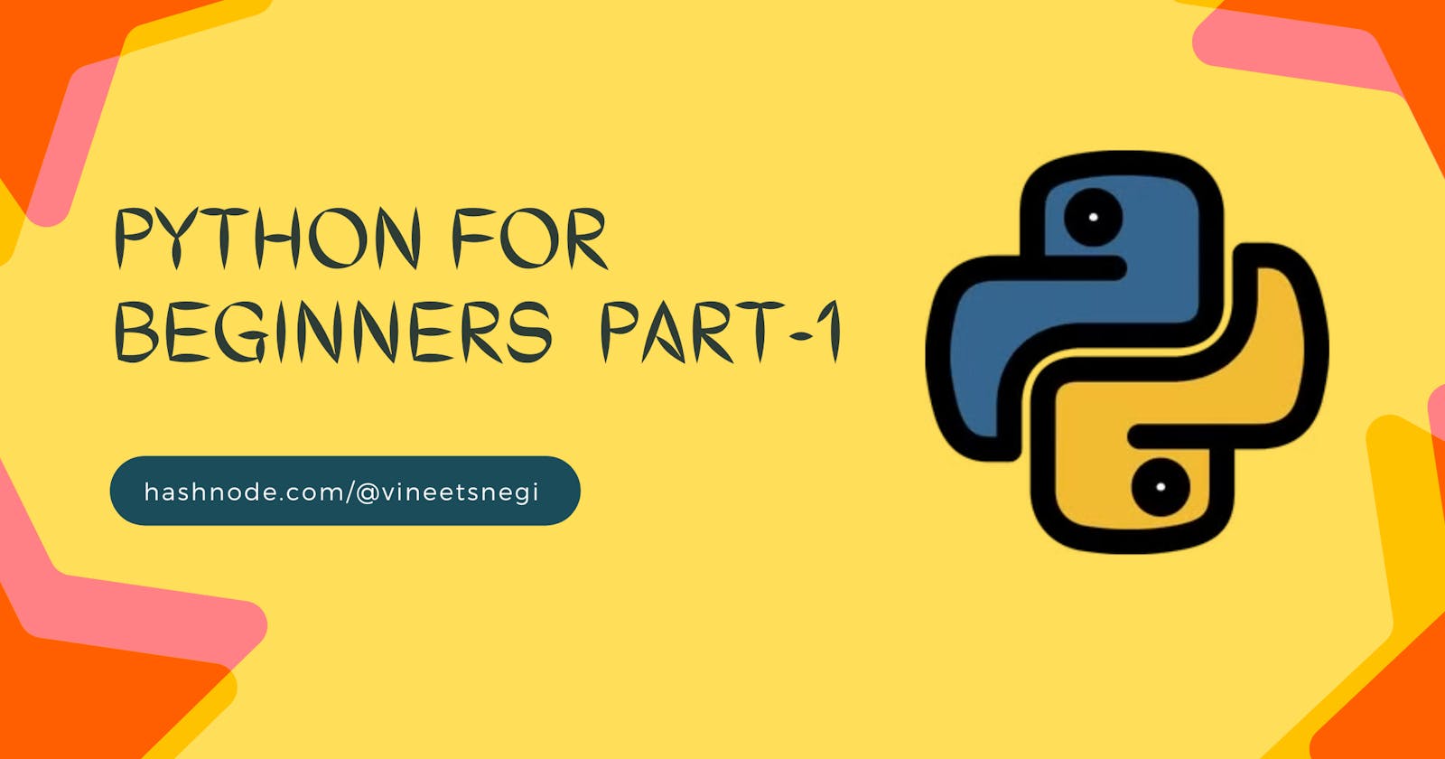 Python for Beginners  Part-1