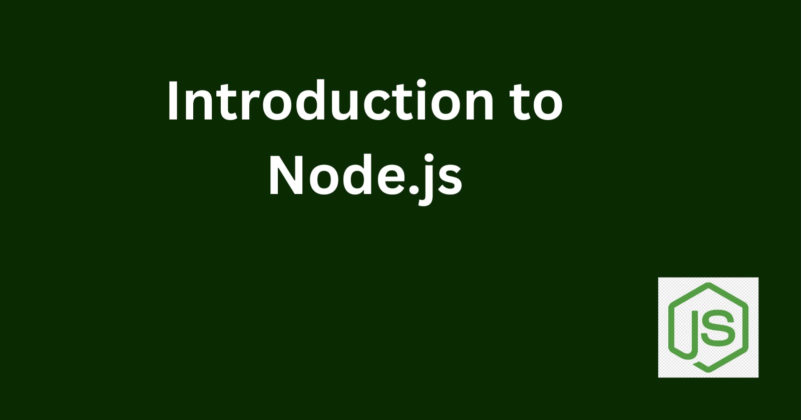 Introduction to Node.js: A Beginner's Guide to Server-Side JavaScript