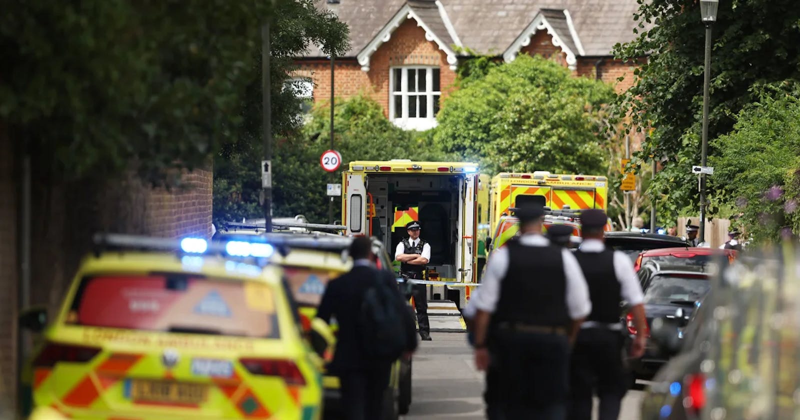 Seven children injured as car crashes into elementary school in Wimbledon, London