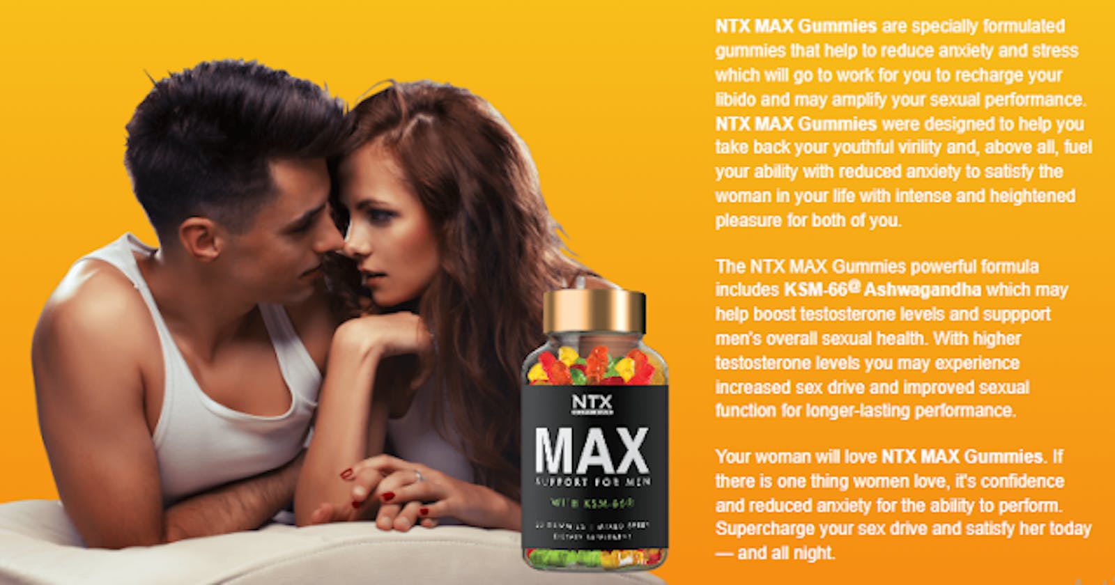 NTX MAX Gummies  Is It Legit or Fake Results?