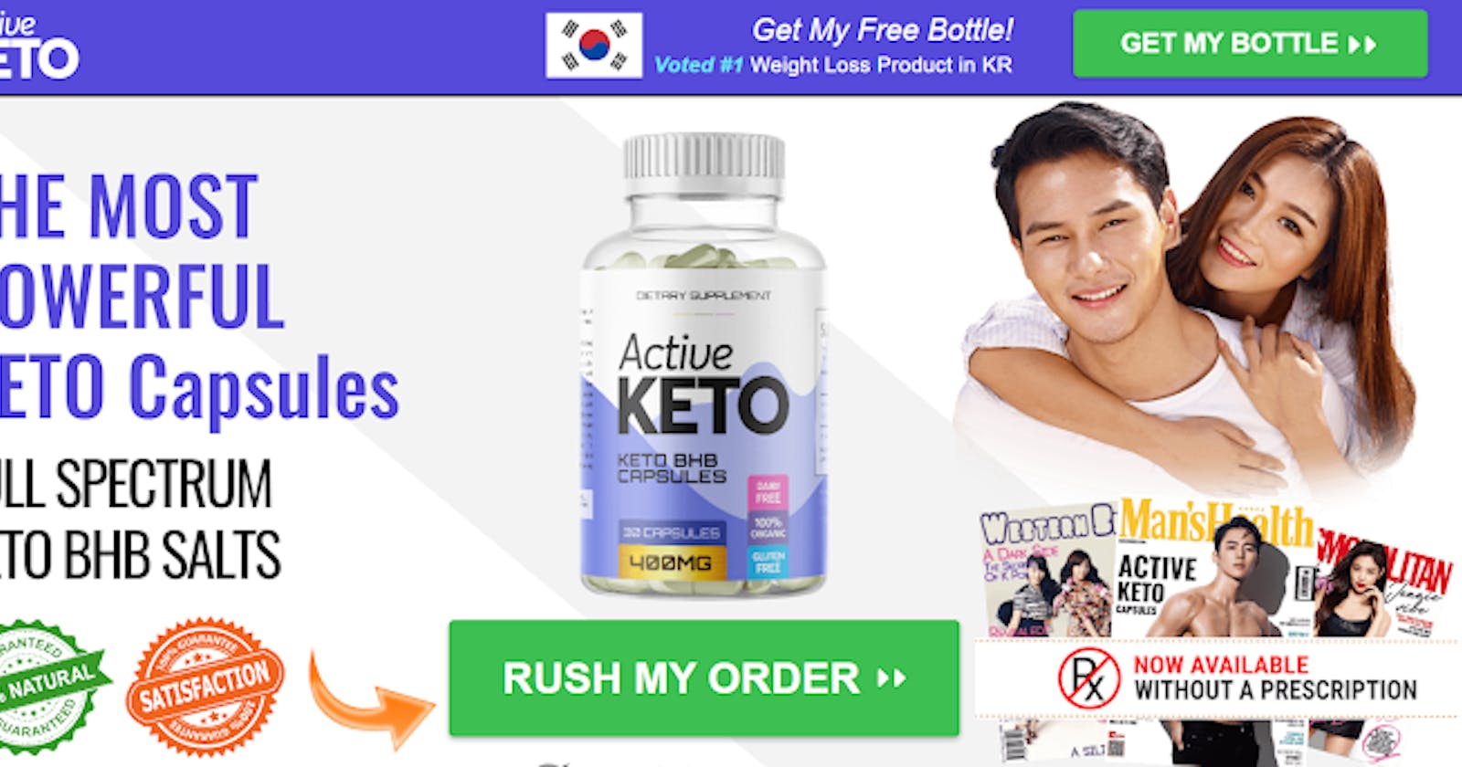 Active Keto Capsules KR for Accelerated Fat Burn