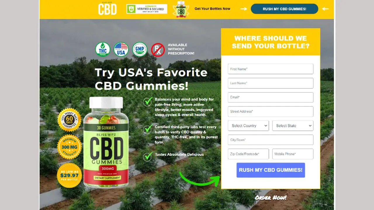 Bliss Blitz CBD Gummies Canada - (SCAM EXPOSED) Don’t Buy Before Read Is it Legit!