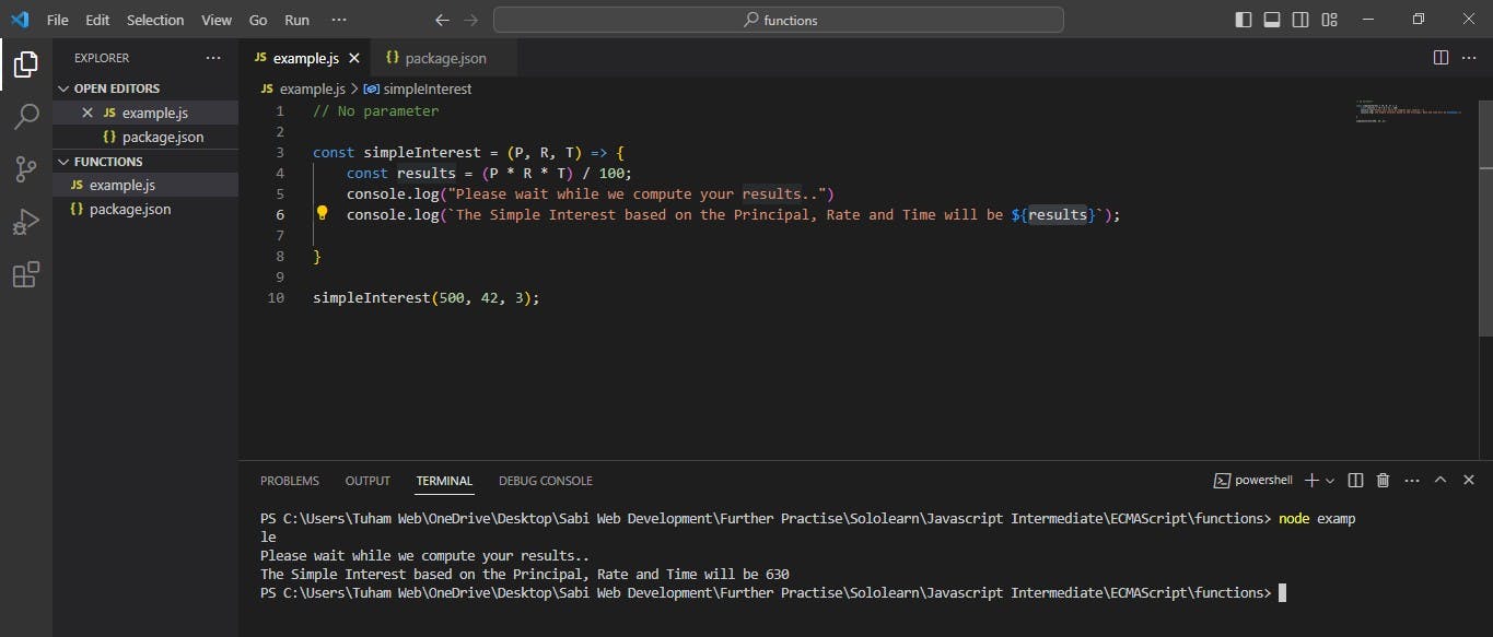 Run JavaScript Code in Visual Studio Code - tuhamworld