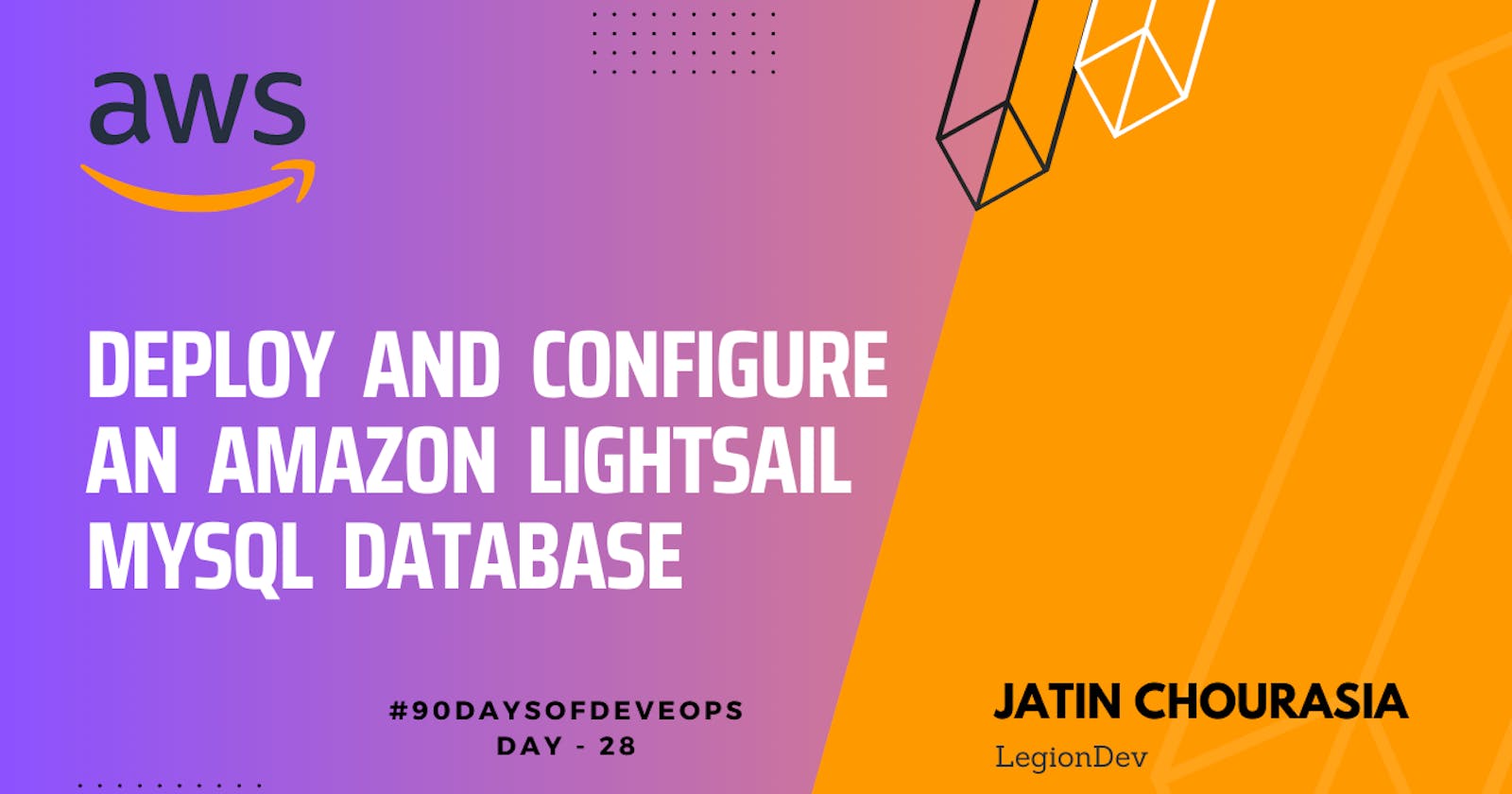 Deploy and Configure an Amazon LightSail MySQL Database