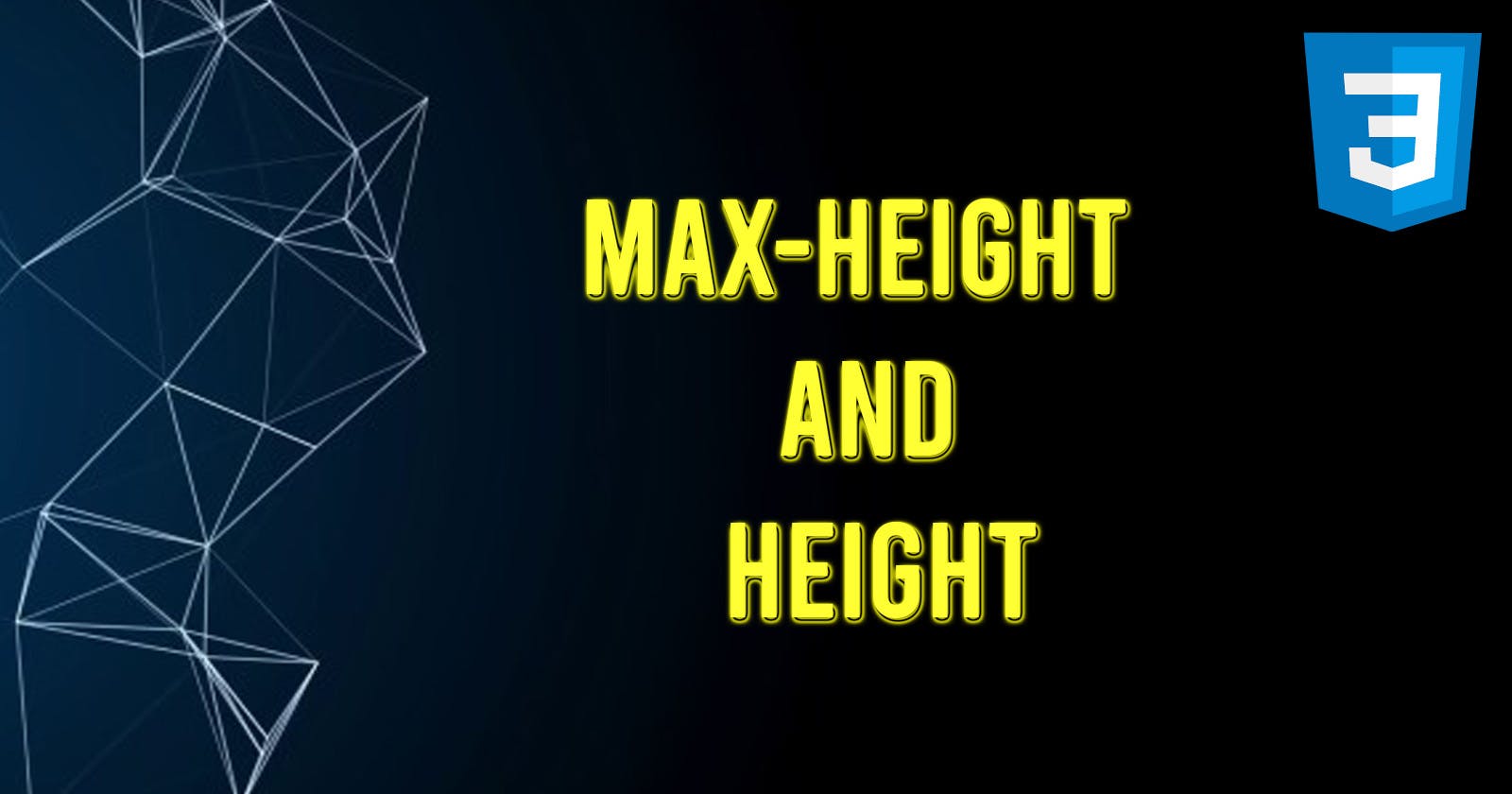 max-height and height in CSS