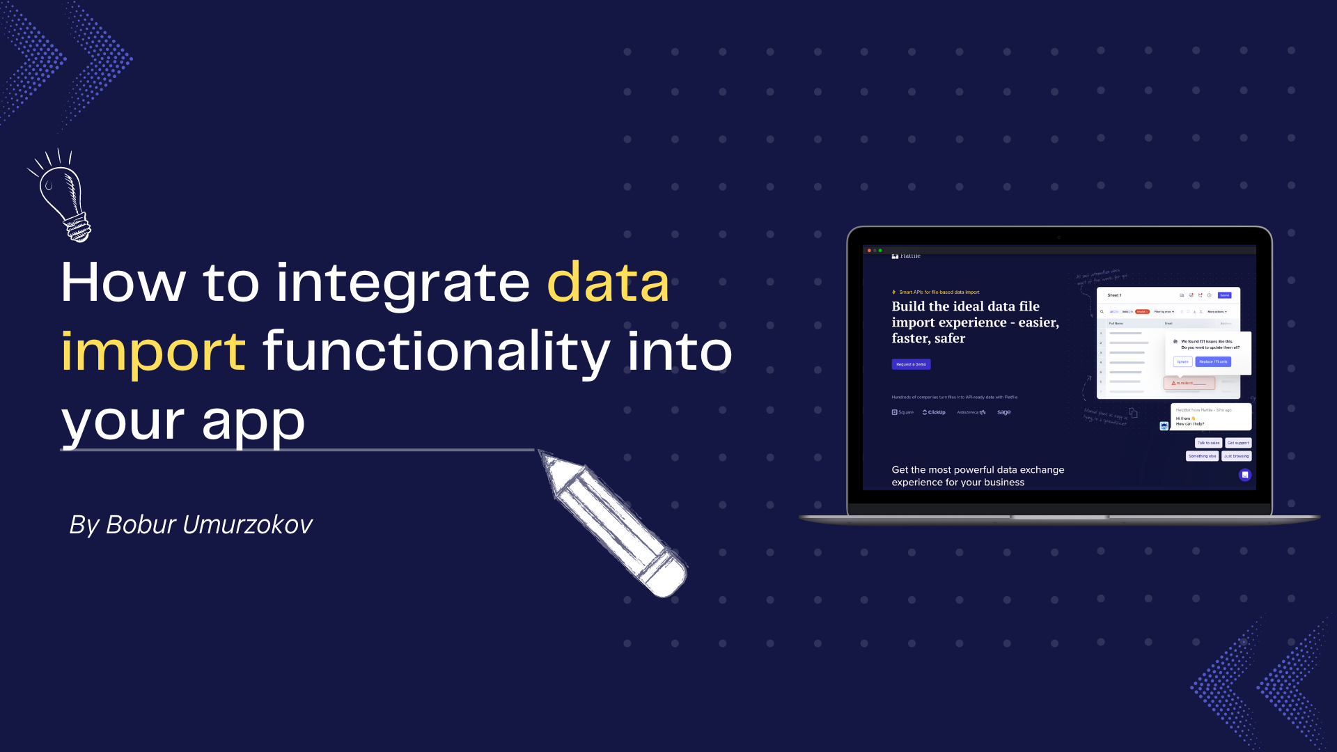 How to integrate data import functionality into your app