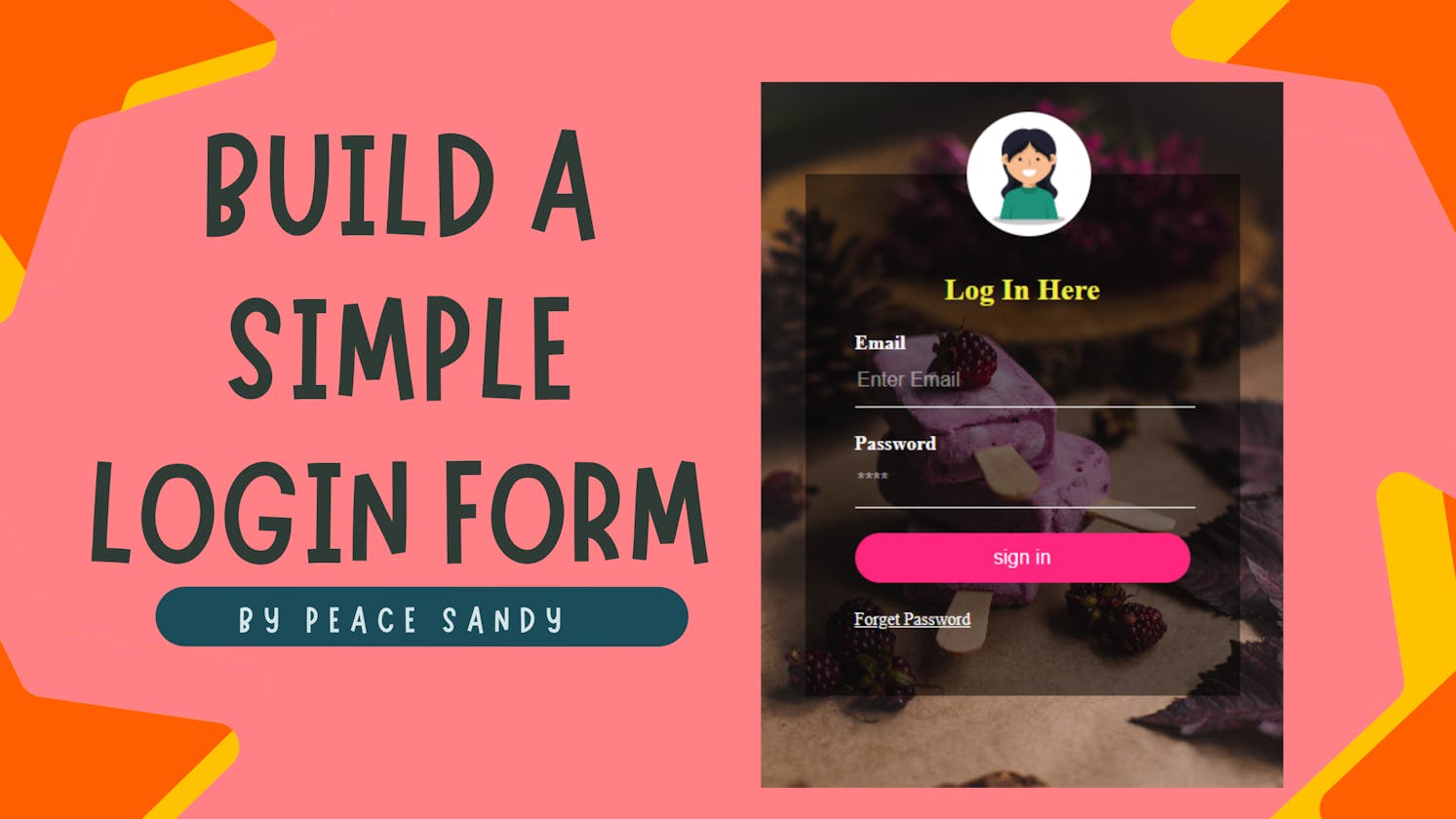 How to Build a Simple Transparent Login Form with HTML and CSS