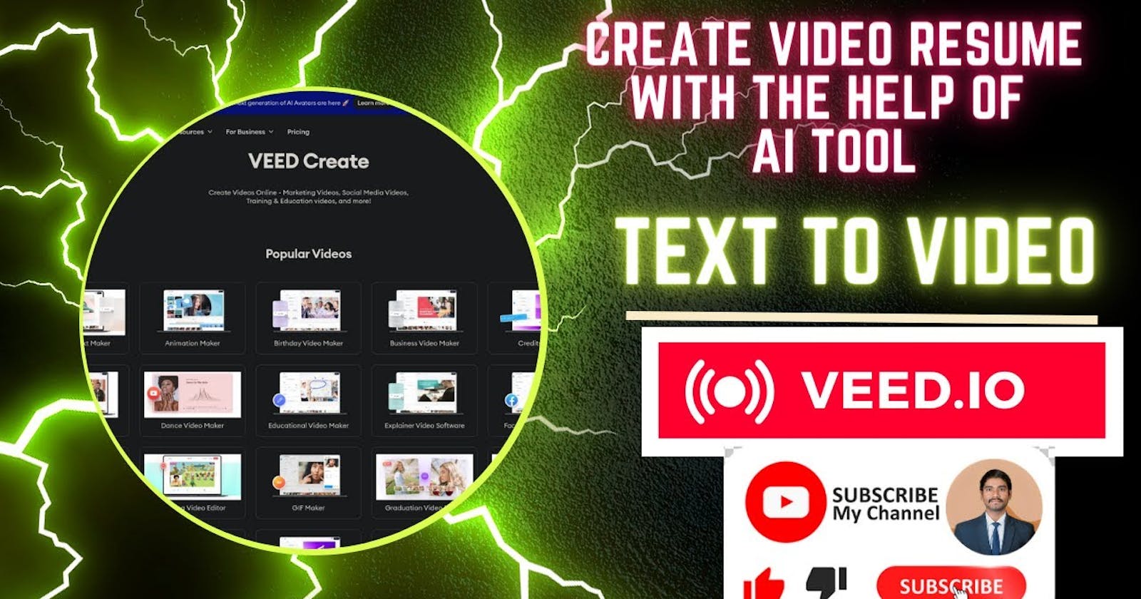 Create an Impressive Video Resume with AI Tool: Veed.io's Text to Video Feature