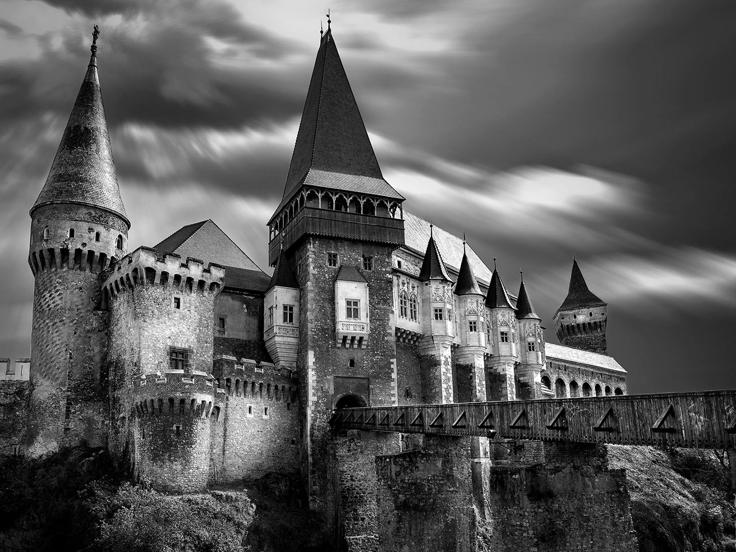 Corvin's Castle in Transylvania