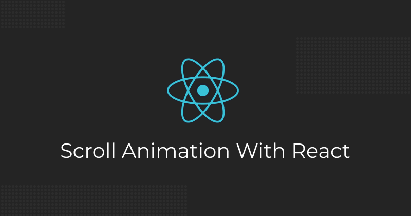 Scroll animation for text in React