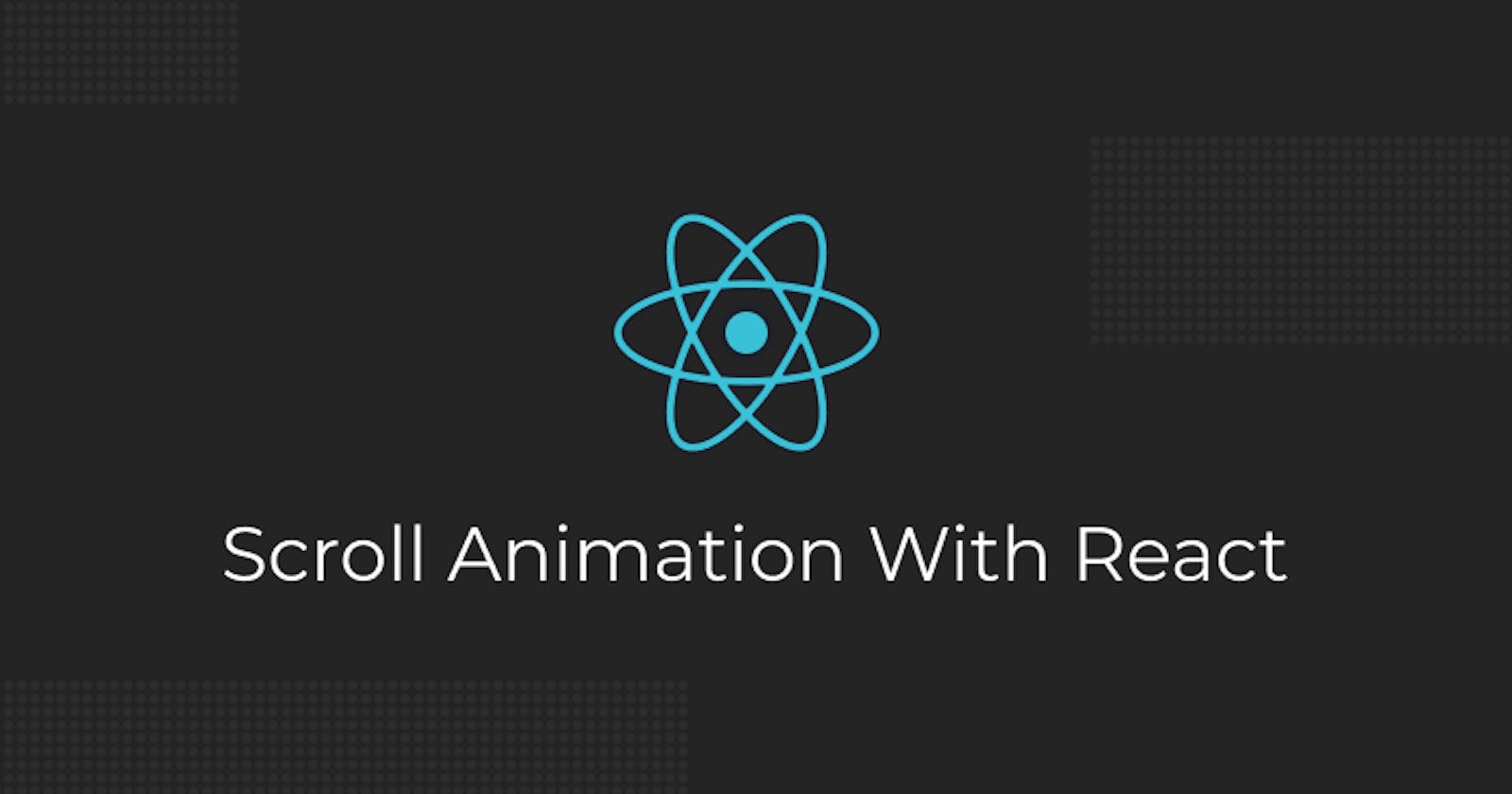 Scroll animation for text in React