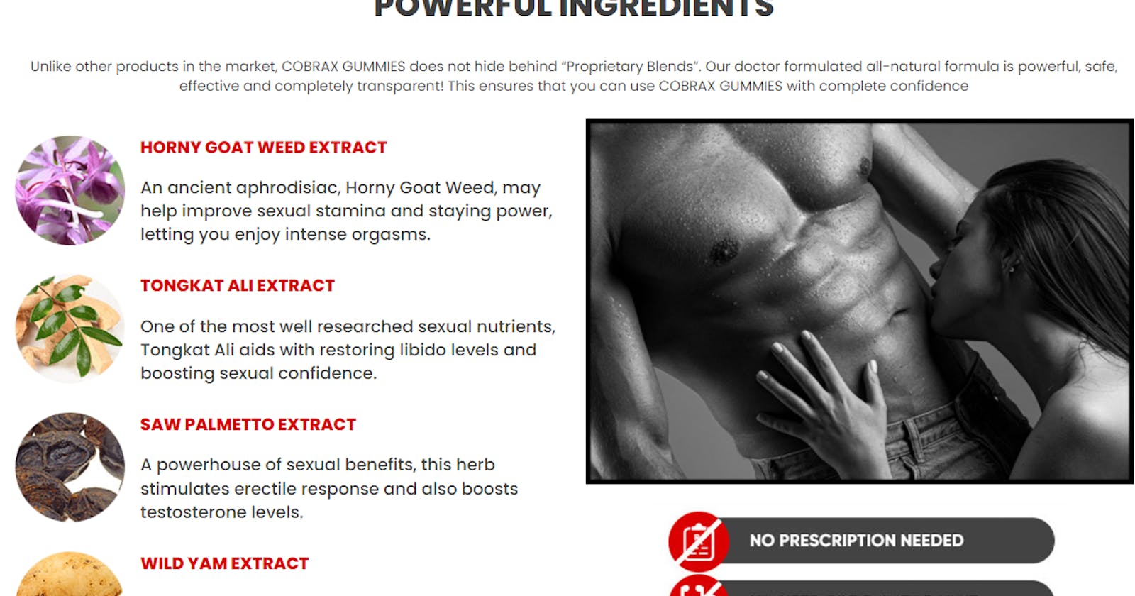 Unleash Your Potential: The Power of CobraX Men's Health Gummies!