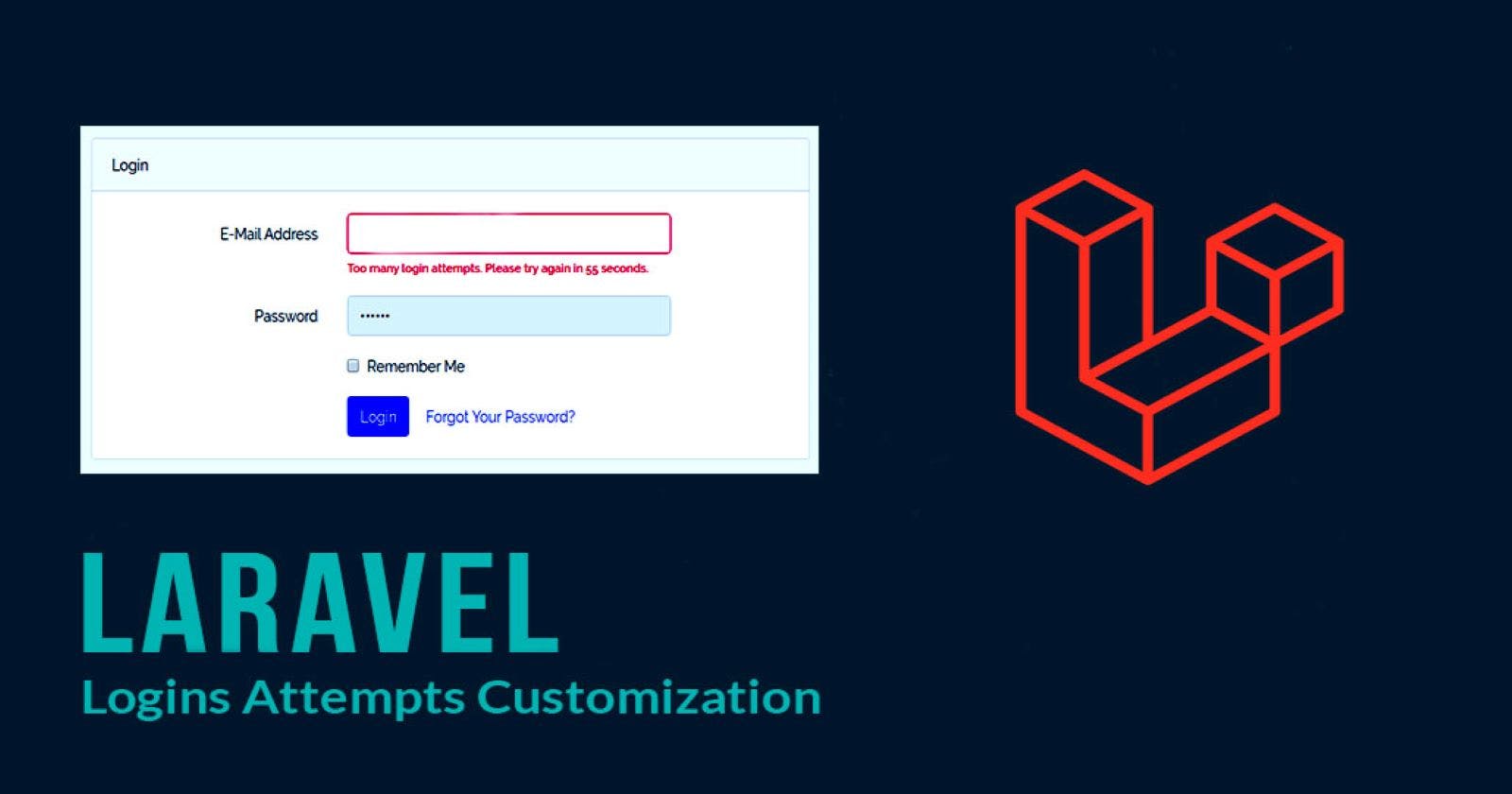 Laravel - Too many login attempts customization