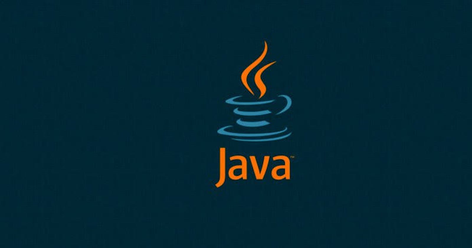 DAY 1 : My First Day Learning Java