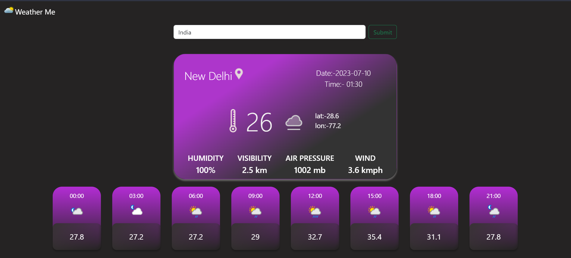 Building a Weather Application with React