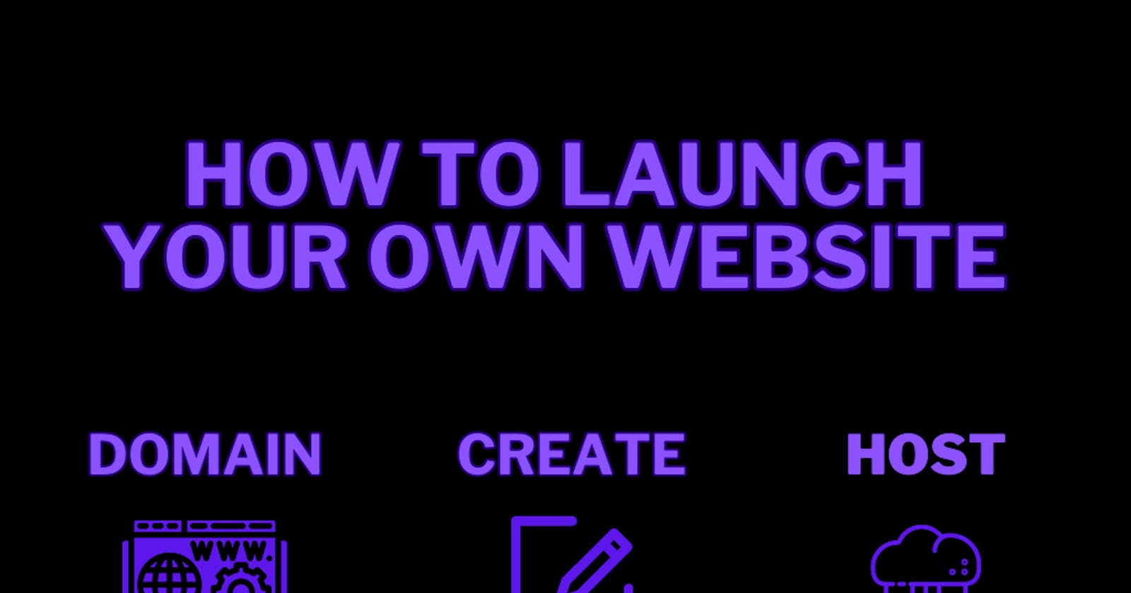 How to launch your own website — a basic guide