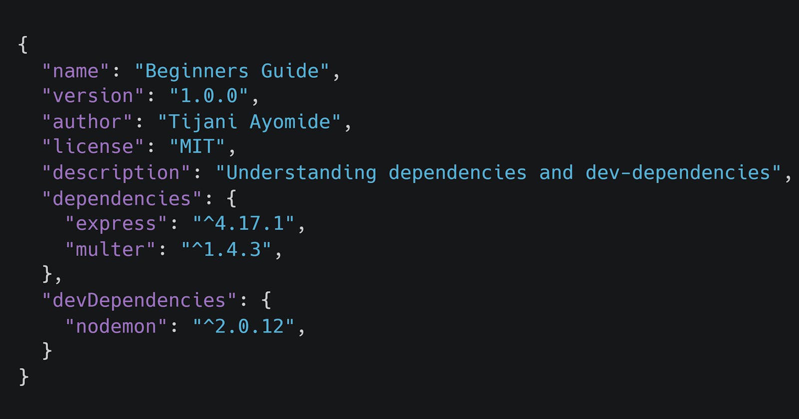 Understanding dependencies and dev-dependencies: Beginner’s Guide