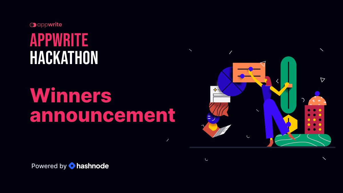 Appwrite x Hashnode Hackathon Winners 🎉