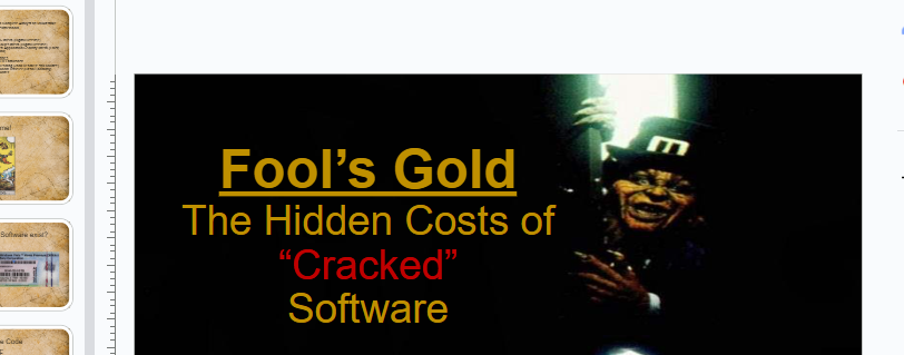 Fools Gold: The Hidden Cost of "Cracked" Software (Part 1)