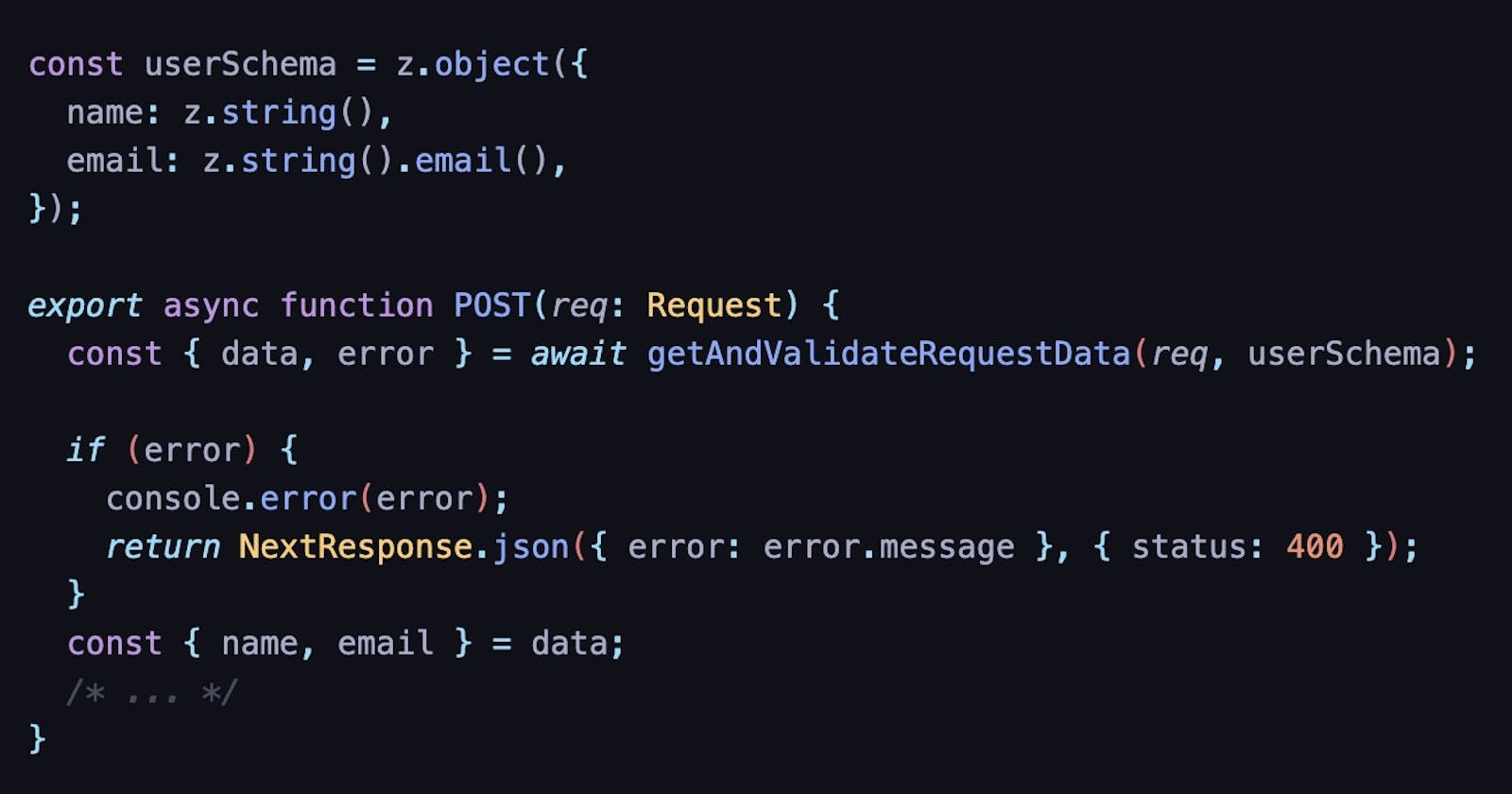 Type-Safe Request Data Validation in Node.js with Zod and TypeScript