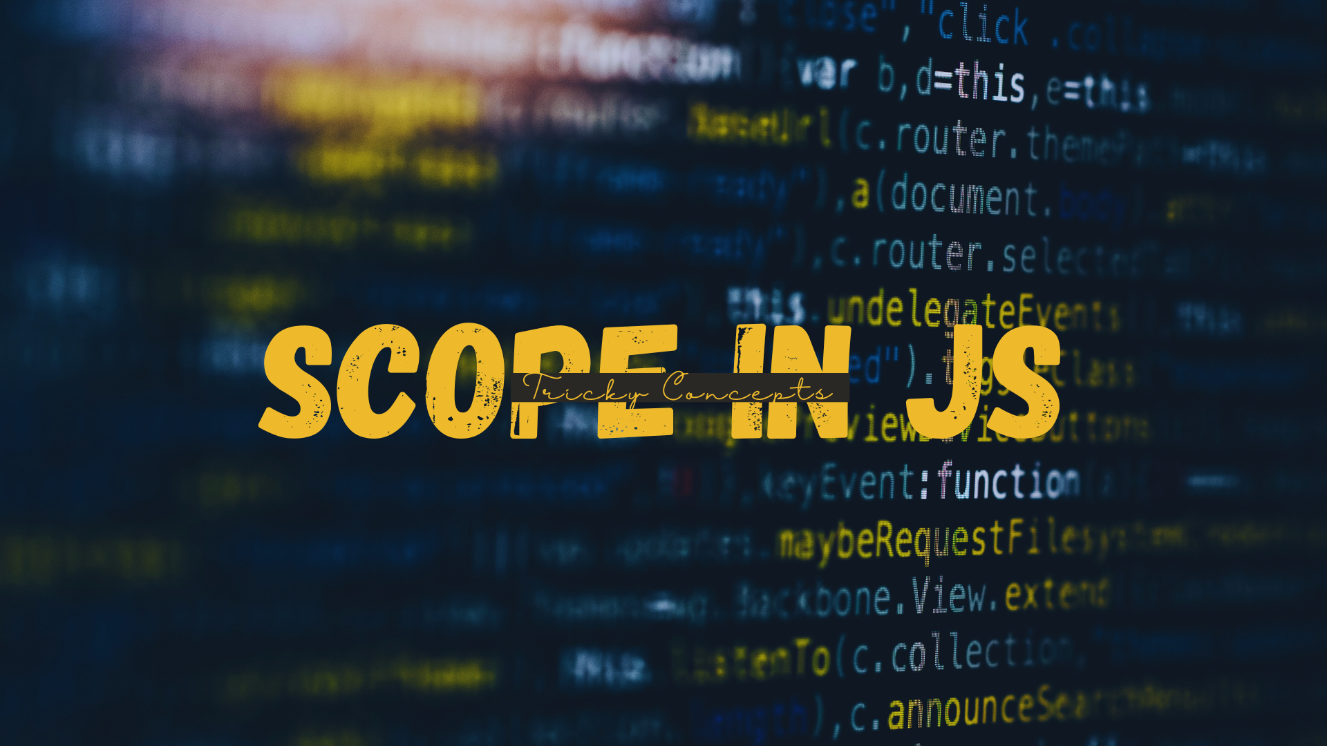 Scope in JavaScript