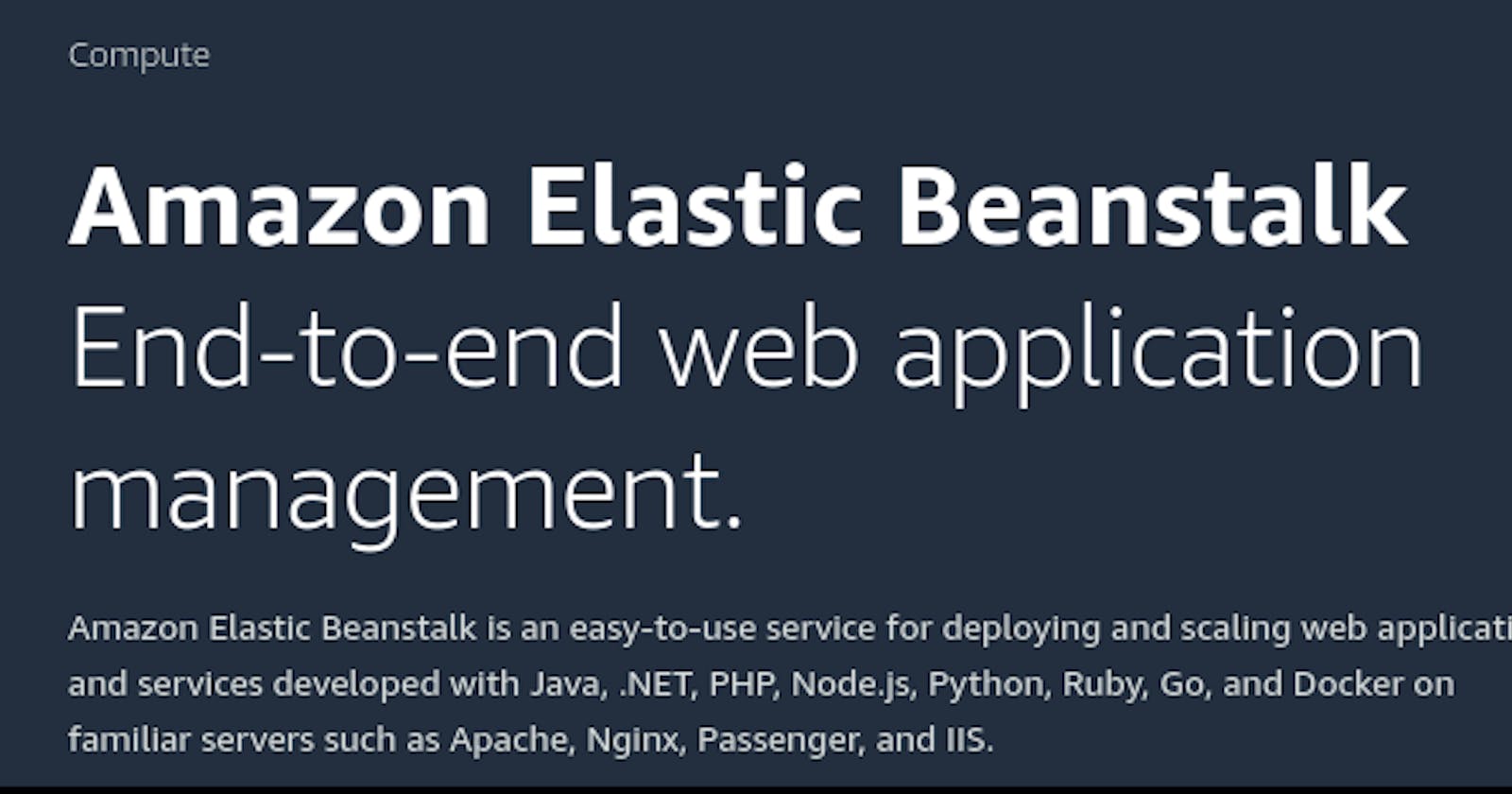 Deploying and Updating Node.js Applications with AWS Elastic Beanstalk: A Guide to URL Swapping