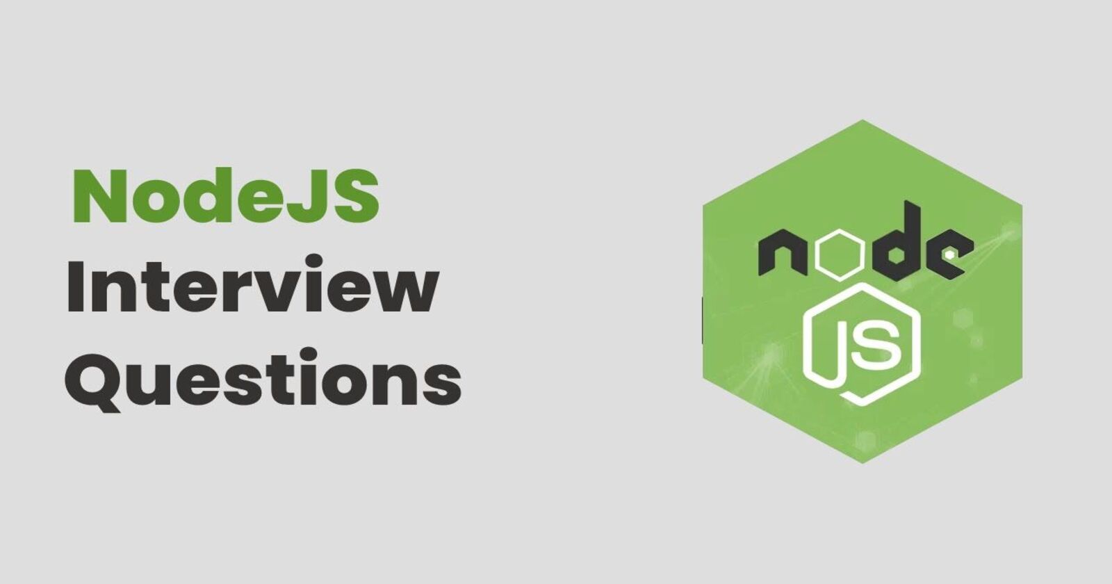 Interview : NodeJS Question 1