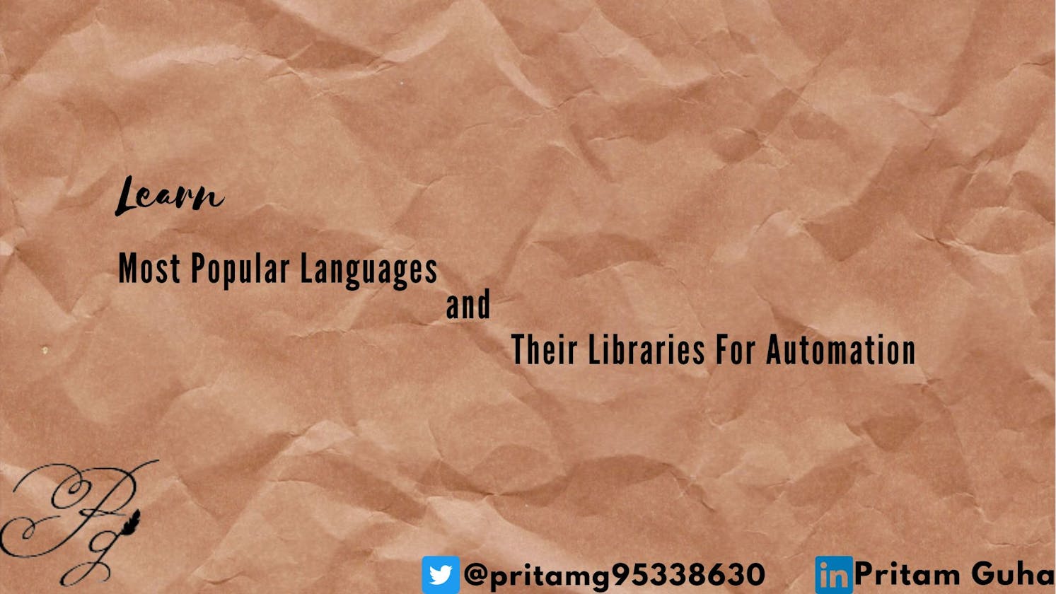 Automation(Part - 2): Popular languages and their libraries.