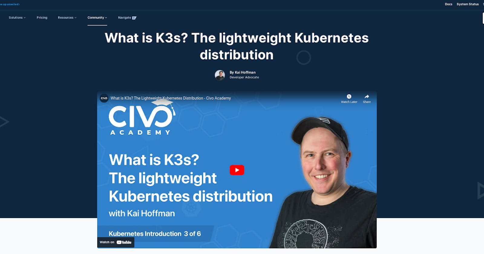 Exploring K3s: The Lightweight Kubernetes Distribution