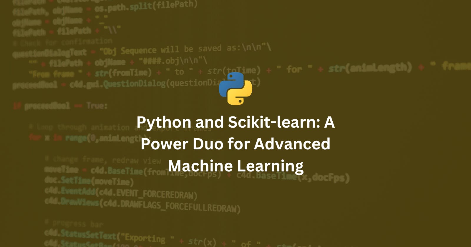 Python and Scikit-learn: A Power Duo for Advanced Machine Learning