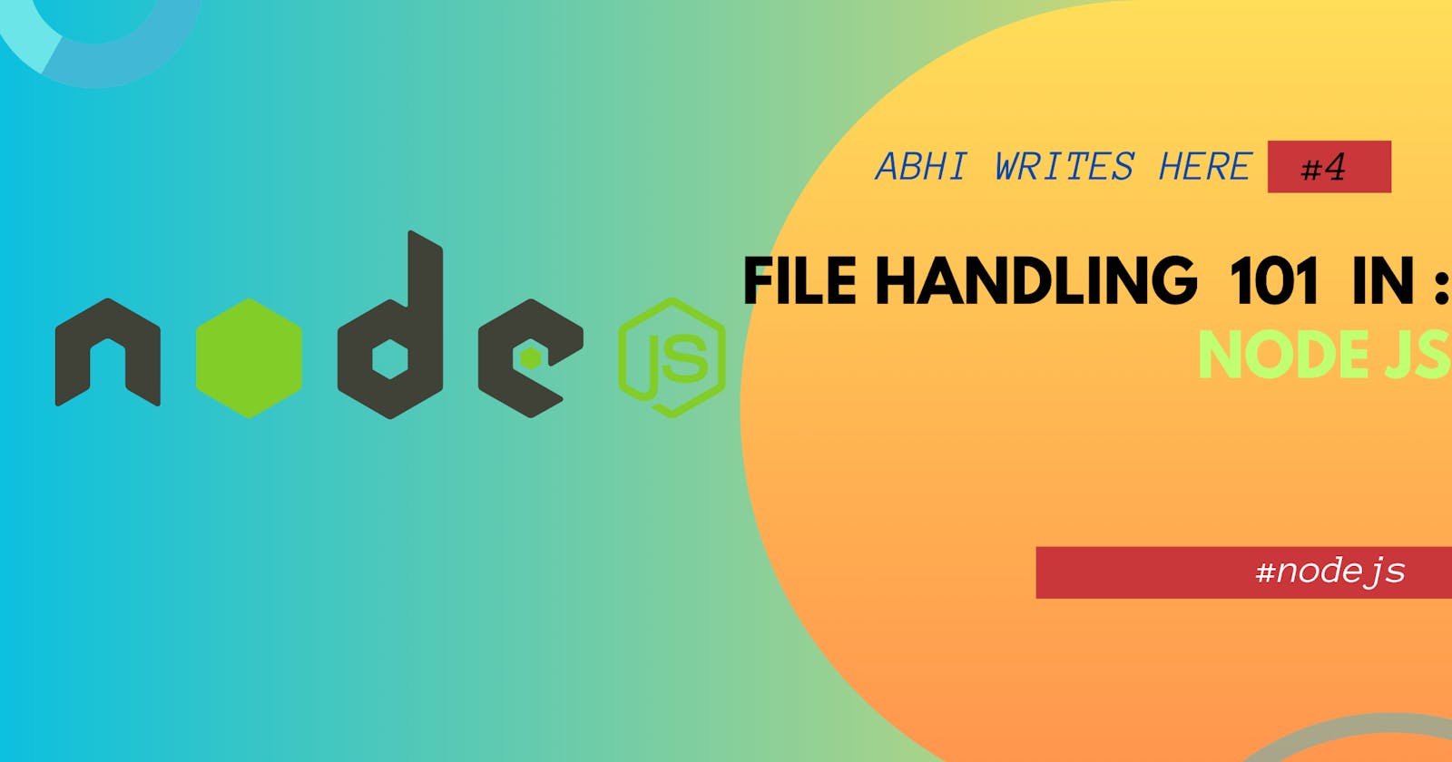 Understanding File Handling in Node JS for Beginners