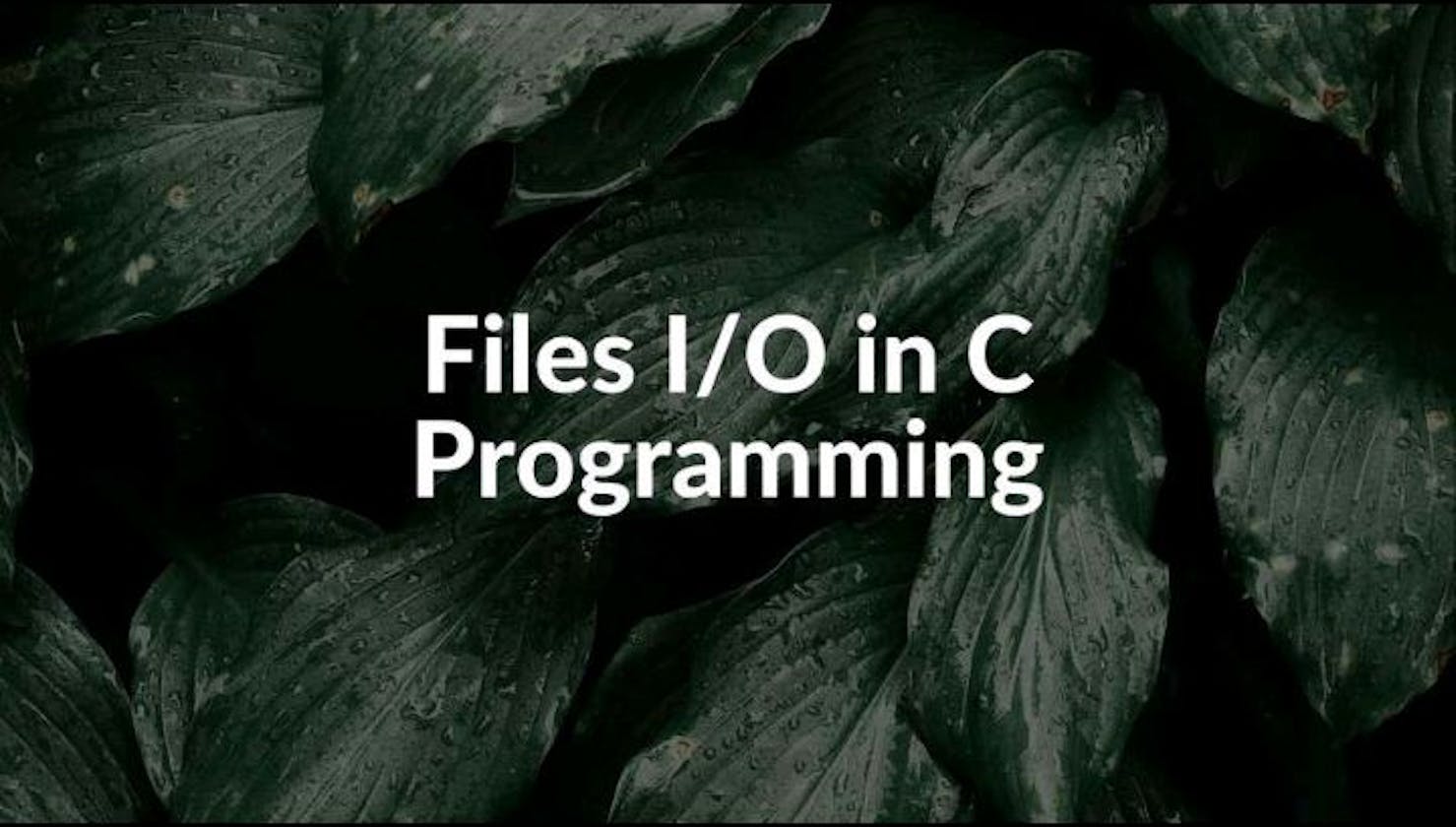 File I/O: How to Open, Write, and Close a File
