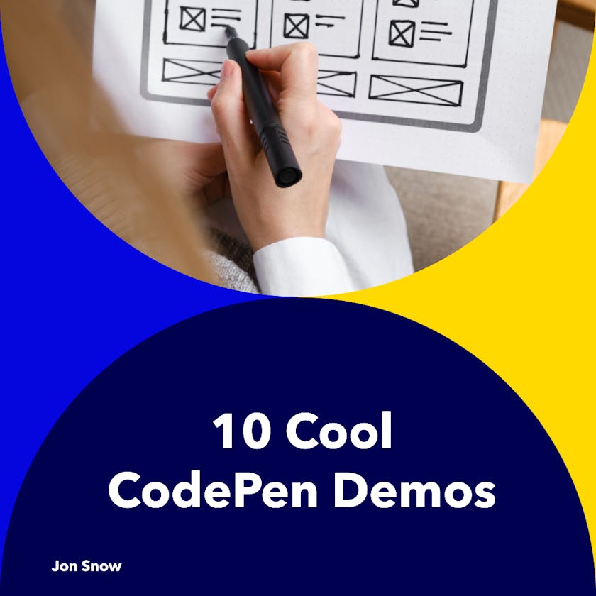 10 Cool CodePen Demos Of this week