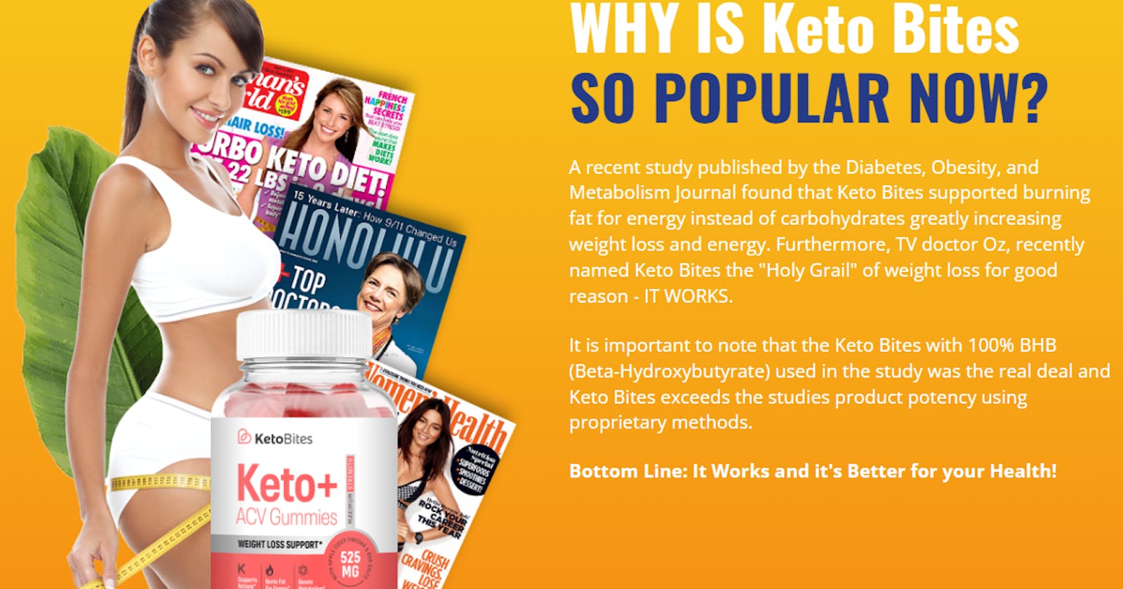 Enjoy the Benefits of Ketosis with Keto Bites Keto+ ACV Gummies!