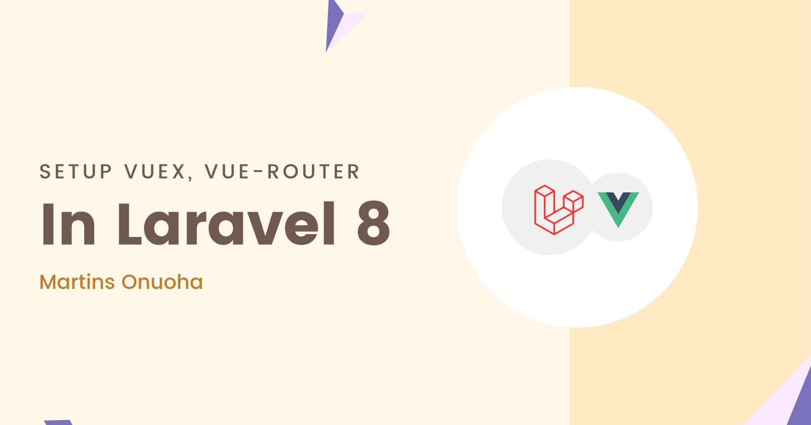 Set up Vue, Vuex, Vue-Router & Sass in Laravel 8