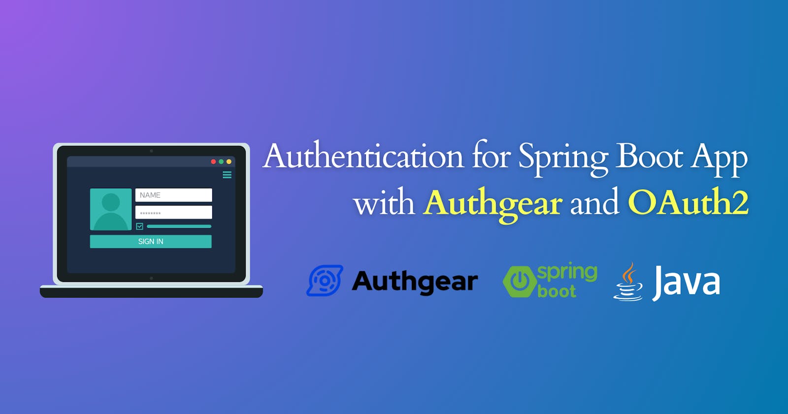 Authentication for Spring Boot App with Authgear and OAuth2