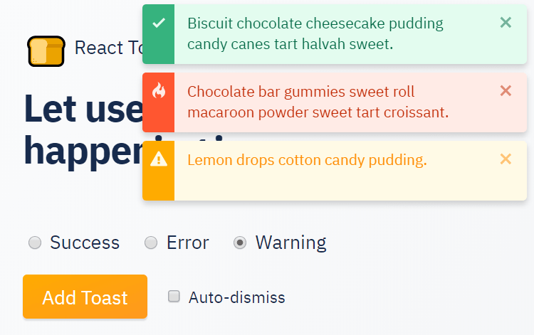 Best Toast Library in React