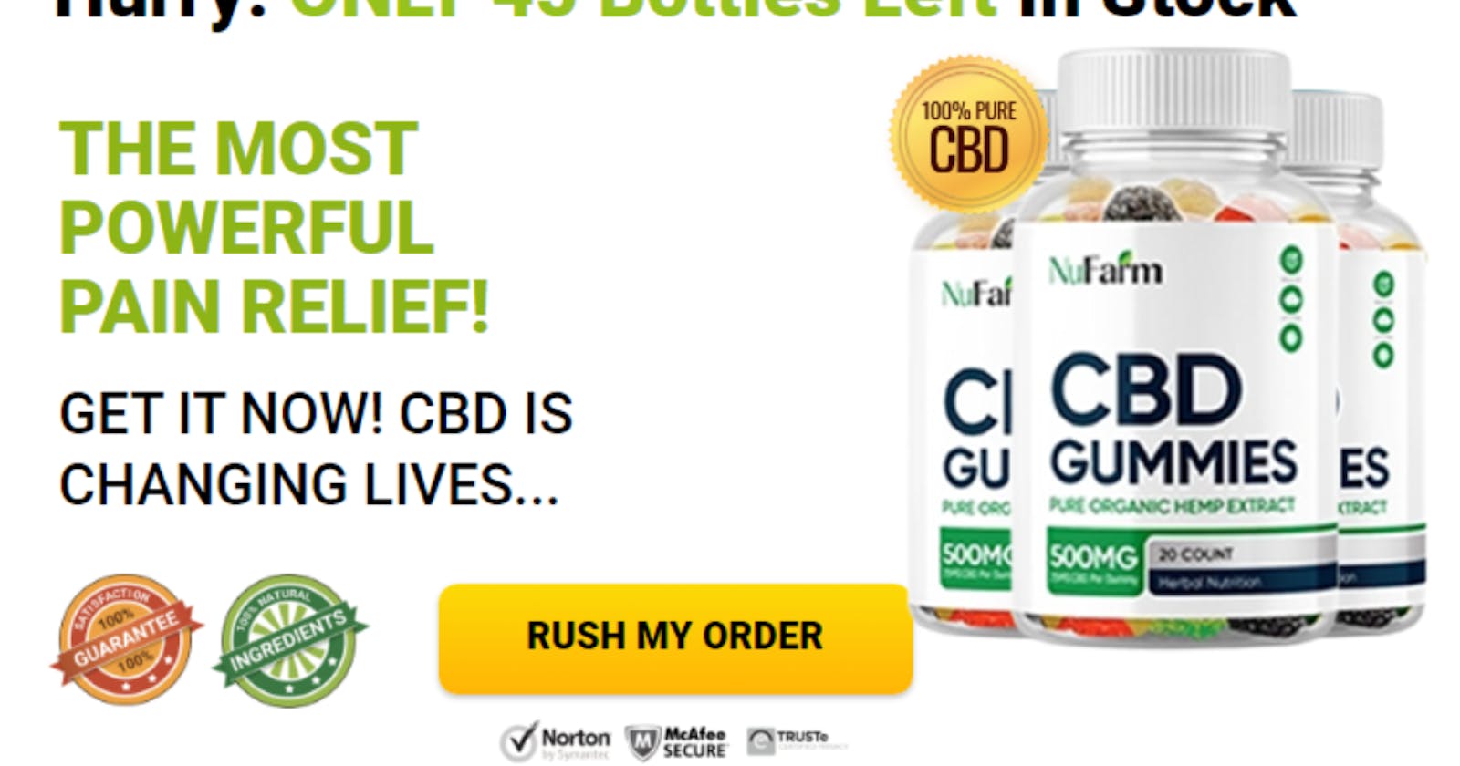 Nufarm CBD Gummies Supplement Is It Really Effective Product Good For You, Where To Buy 2023!