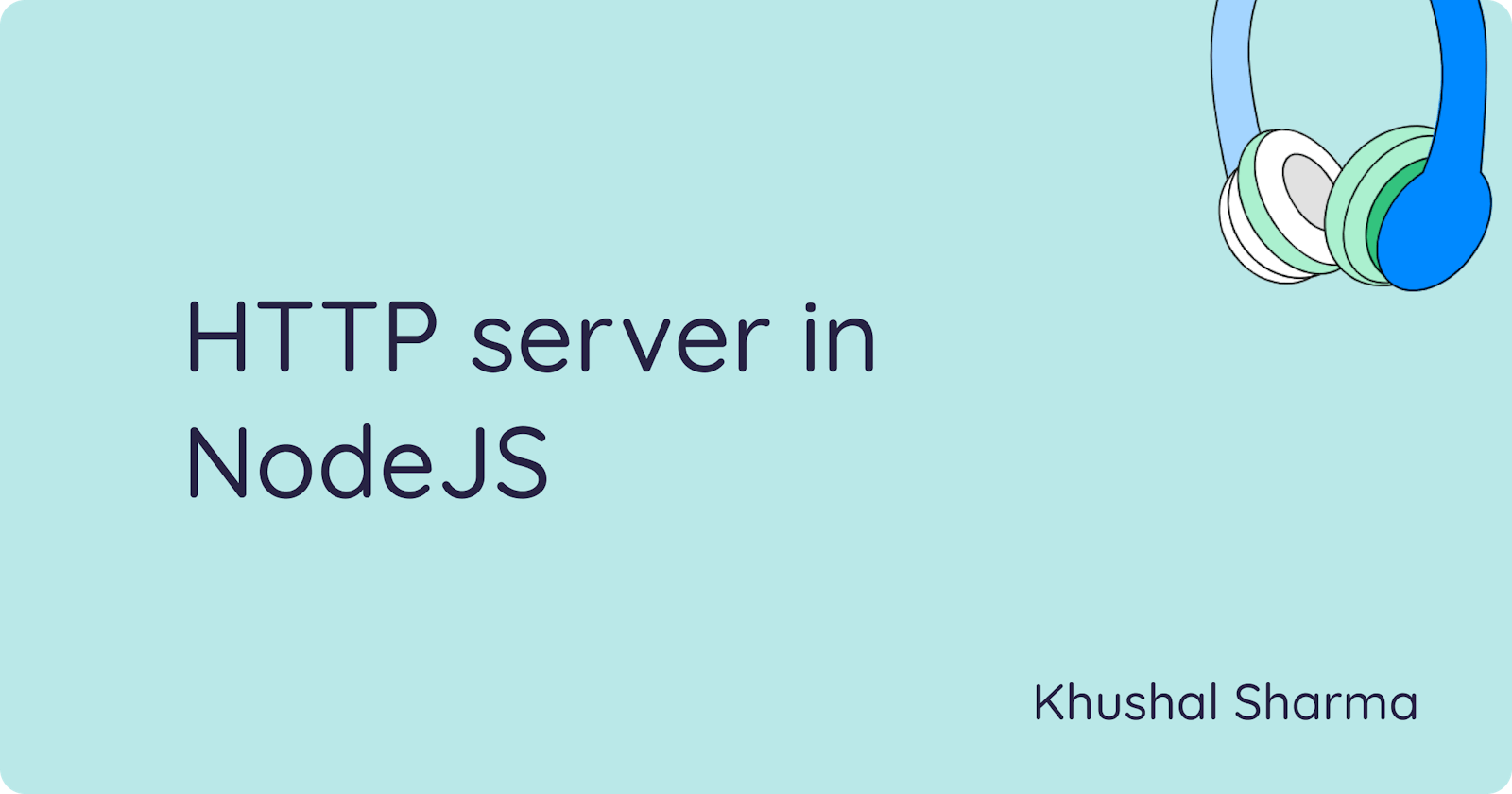 HTTP server in node