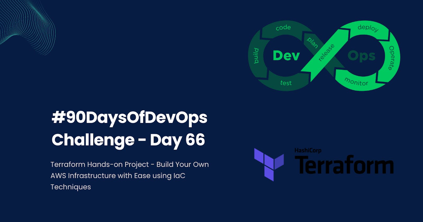 #90DaysOfDevOps Challenge - Day 66 - Terraform Hands-on Project - Build Your Own AWS Infrastructure with Ease using IaC Techniques