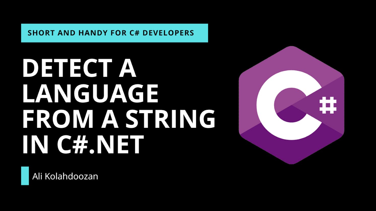 Detect a language from a string in C#.NET
