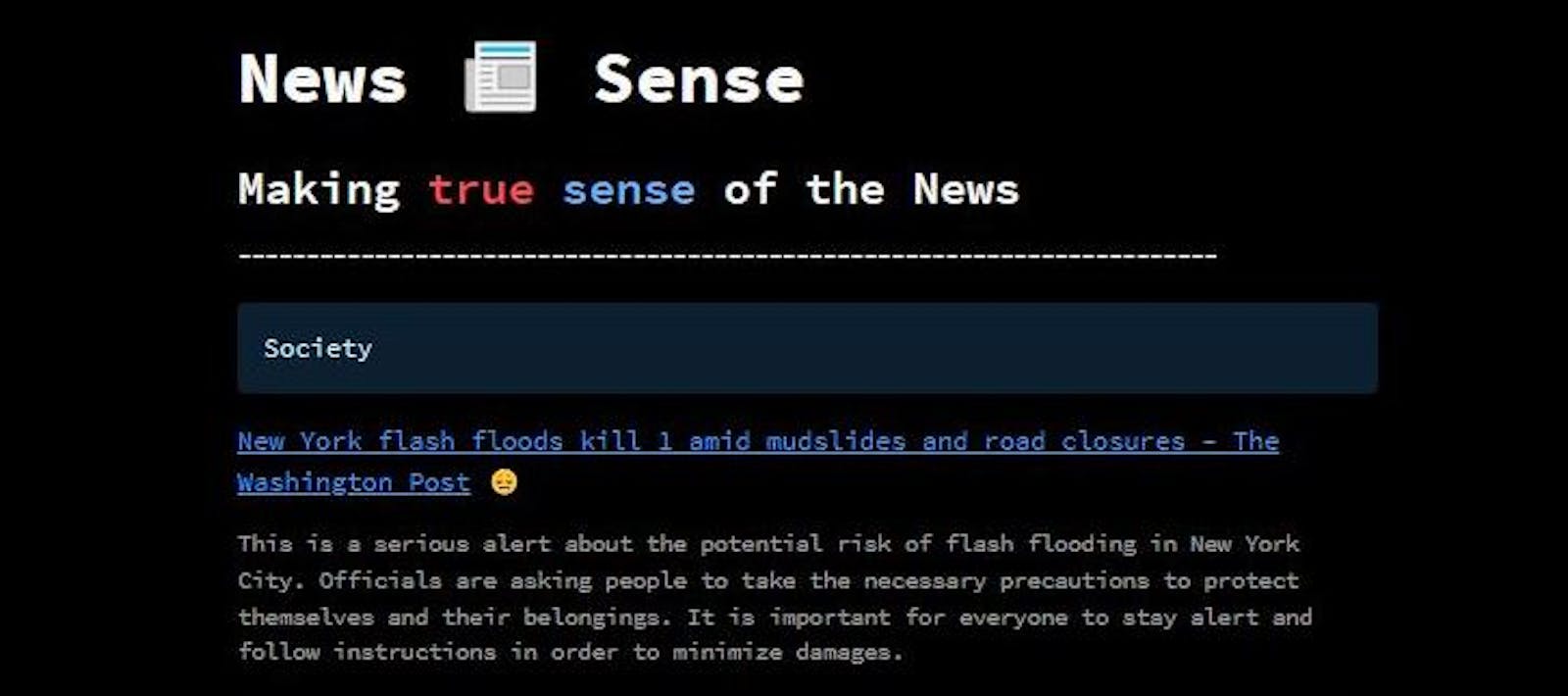 Making sense of the news with GPT-3, NLTK, Python and Streamlit